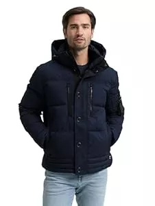 TOM TAILOR Jacken & Westen TOM TAILOR Herren 1046971 Pufferjacke mit abnehmbarer Kapuze