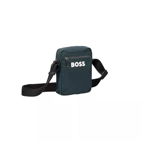 BOSS Taschen & Rucksäcke BOSS Herren Catch 3.0 Umhängetasche aus strukturiertem Gewebe mit erhabenem Logo