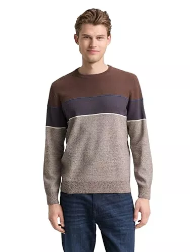 TOM TAILOR Pullover & Strickmode TOM TAILOR Herren 1048772 Strickpullover mit Colour Blocking
