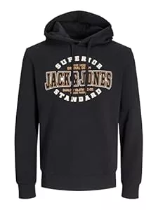JACK &amp; JONES  Jack &amp; Jones Male Kapuzenpullover Plus Size Logo Kapuzenpullover