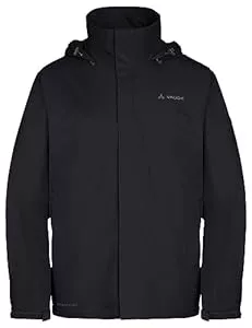 VAUDE Jacken VAUDE Regenjacke Herren Escape Light, Wasserabweisende Outdoor-Jacke, Atmungsaktiver Windbreaker mit Kapuze, Klimaschonende Wanderjacke