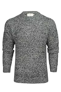 Xact Pullover & Strickmode Xact Herren Grobstrickpullover im Fischer-Rippmuster mit verdrehtem Strick, Raglanärmeln