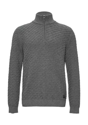 s.Oliver Pullover & Strickmode s.Oliver Strukturierter Pullover mit Half-Zip