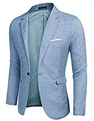 MAXMODA Blazer MAXMODA Herren Sakko Leinenstruktur Slim Fit Männer Blazer Modern Freizeit Leichte Jackett