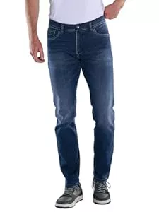 engbers Jeans engbers Herren Super-Stretch-Jeans Regular, Marineblau