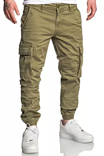 REPUBLIX Hosen REPUBLIX Herren Jogger Cargo Chino Jeans Hose R7020