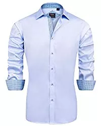 J.Ver Hemden J.Ver Herren Hemd Langarm männer Hemden Regular fit Herrenhemden Bügelleichte Businesshemd elastiscer Musterhemd