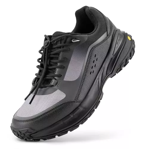 FitVille Stiefel FitVille Wanderschuhe Herren Extra Breit Trekkingschuhe rutschfeste Outdoor Schuhe Atmungsaktiv Bergschuhe Leicht Walkingschuhe Weit Herren Sneaker