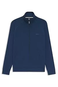 BOSS Jacken BOSS Herren Mix&Match Jacket Z Jacke aus Stretch-Baumwolle mit Reißverschluss und Logo-Stickerei