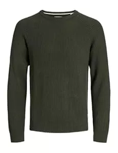 JACK & JONES Pullover & Strickmode JACK & JONES Herren Jjpannel Knit Crew Neck Aw25