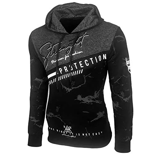 Baxboy Kapuzenpullover Baxboy Herren Pullover Hoodie Sweatjacke Longsleeve Sweatshirt Jacke Langarm Kapuzenpullover Hoody Sweater 2628