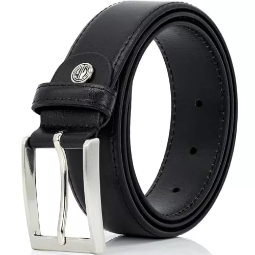 LINDENMANN Gürtel LINDENMANN Leder-Gürtel Herren 35 mm breit, Gürtel Herren Vollrindleder schwarz