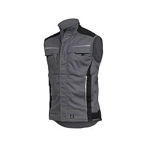 Leibwächter  Leibwächter Arbeitsweste – Robuste & atmungsaktive Handwerker Weste für Arbeit & Handwerk – Stretchstoff – reflektierende Details