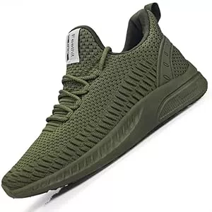 Feethit  Feethit Turnschuhe Herren Laufschuhe Sportschuhe Sneaker rutschfeste Gummisohlen Leichte und Atmungsaktiv für Gehen