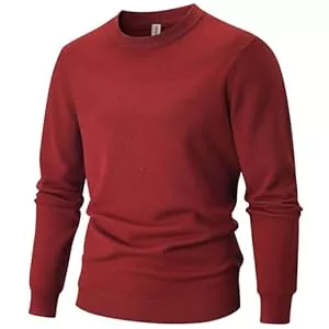 VEIISAR Pullover & Strickmode VEIISAR Herren Rundhalspullover 360g - Dicke Variante - Pullover Wärme für Herbst/Winter - Weicher Bequemer Strickpullover