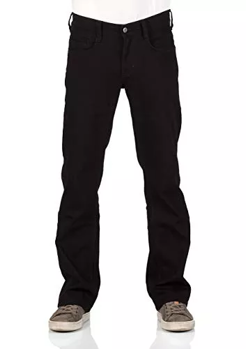MUSTANG Jeans MUSTANG Jeans Herren Stretch Oregon Bootcut Jeanshose Hose Denim Schwarz Blau 30 31 32 33 34 36 38 40 42 44
