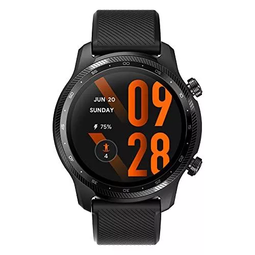 Ticwatch Uhren Ticwatch Pro 3 Ultra GPS Smartwatch Qualcomm SDW4100 und Mobvoi Dual Processor System Wear OS Smart Watch für Männer Blutsauerstoff IHB AFiB Erkennung Ermüdungsbewertung 3-45 Tage Batterie