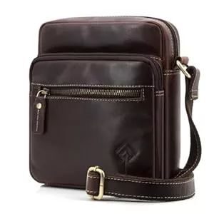 JOREY Taschen & Rucksäcke JOREY Leder Herren Umhängetasche Männer Schultertasche aus Echtleder für Business Arbeit Reise Leder Männerhandtasche