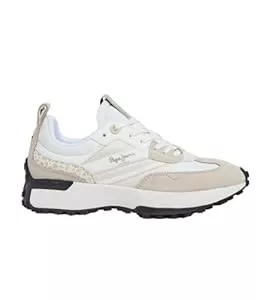 Pepe Jeans Sneaker & Sportschuhe Pepe Jeans Lucky Print Beige Leder Turnschuhe