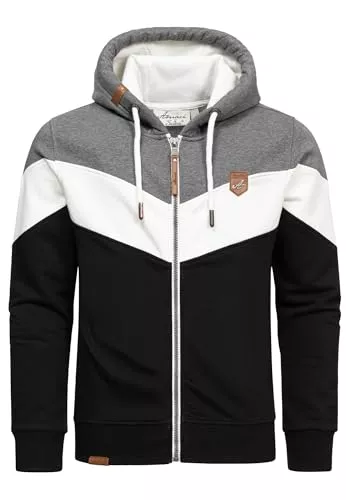 Amaci&amp;Sons Kapuzenpullover Amaci&amp;Sons Sweatjacke Kapuzenpullover Herren Pullover Hoodie Zipper Jacke 4069
