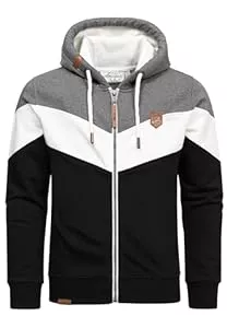 Amaci&amp;Sons Kapuzenpullover Amaci&amp;Sons Sweatjacke Kapuzenpullover Herren Pullover Hoodie Zipper Jacke 4069