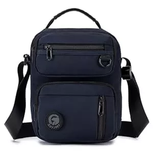 BAGZY Taschen & Rucksäcke BAGZY Umhängetasche Schultertasche Messenger Bag, Klein Herrentasche Zum Umhängen Wasserdichte Handy Schultertasche, Crossbody Handytasche Männerhandtasche für Arbeit Reise Alltagsleben