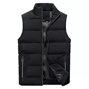 YOUTHUP Westen YOUTHUP Weste Herren Steppweste Winter Freizeit Wärme Ärmellose Sportweste Outdoor Stehkragen Winterweste