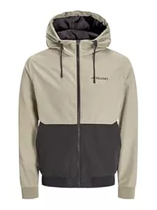 JACK &amp; JONES Jacken JACK &amp; JONES Herren Jjerush Hood Bomber Noos Pls Bomberjacke