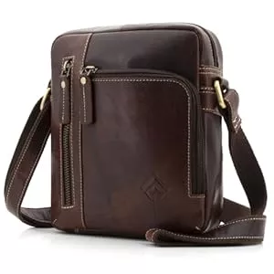 ekavale Taschen & Rucksäcke ekavale Umhängetasche Herren Klein Leder Männerhandtasche aus Echtleder Herren Crossbody Bag Leder Handtasche Bag für Alltag und Reisen