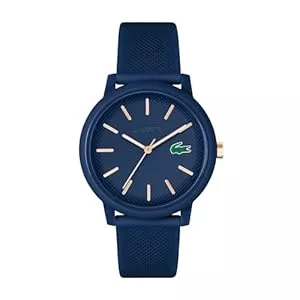 Lacoste Uhren Lacoste Analog Quarzuhr für Herren oder Damen Kollektion Lacoste.12.12 mit einem stilvollen Silikonarmband mit Petit Piqué-Textur