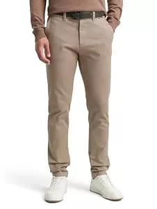TOM TAILOR Hosen Tom Tailor Herren Slim Fit Stretch Chino Hose mit Gürtel 1037653