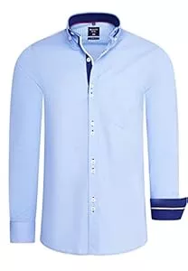 R-Neal Hemden R-Neal Herren Business Hemd Stretch Langarm Hemden Kentkragen Büro-Hemd Freizeit-Hemd Hochzeit-Hemd S M L XL XXL 3XL 11022-30