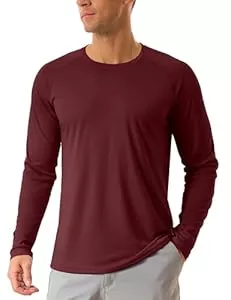 TACVASEN Langarmshirts TACVASEN Herren UPF 50+ UV Sonnenschutz Langarmshirt Outdoor Langarm T-Shirt Rashguard