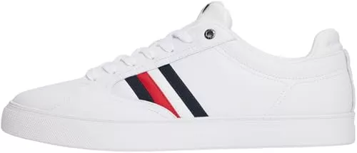 Tommy Hilfiger Sneaker & Sportschuhe Tommy Hilfiger Herren Cupsole Sneaker Icon Court Stripes aus Leder