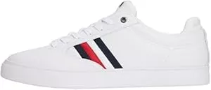 Tommy Hilfiger Sneaker & Sportschuhe Tommy Hilfiger Herren Cupsole Sneaker Icon Court Stripes aus Leder