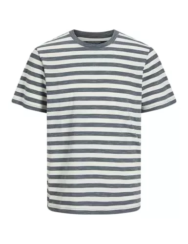 JACK &amp; JONES T-Shirts Jack &amp; Jones Herren Jorvarenna Stripe Tee Ss Crew Neck Jorvarenna Stripe Tee Ss Crew Neck (1er Pack)