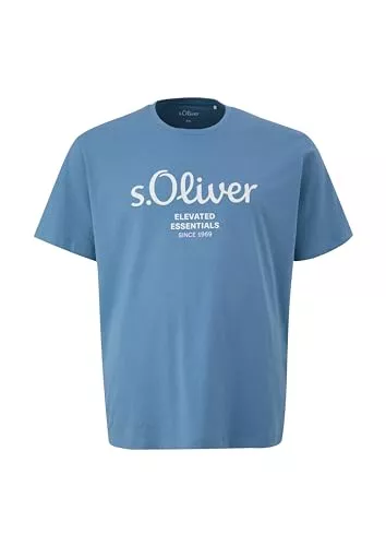 s.Oliver T-Shirts s.Oliver T-Shirt aus Baumwolle mit Label-Print