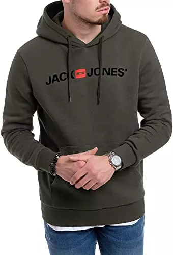 JACK &amp; JONES Kapuzenpullover JACK &amp; JONES Male Hoodie Logo