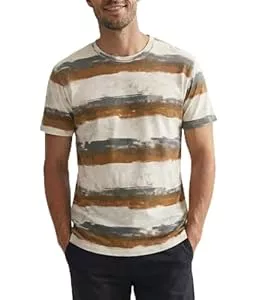 JEEGAL T-Shirts JEEGAL Herren T-Shirt Vintage Print – 200GSM Schwere Qualität, 95% Baumwolle 5% Elasthan – Premium Stretch Slim Fit Kurzarm Shirt – Formstabil &amp; Blickdicht –Retro Aufdruck