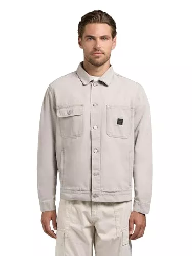 khujo Jacken khujo Herren leichte Übergangsjacke kurze Denim-Jacke in Jeans-Optik mit Brusttaschen Ronny S-XXL