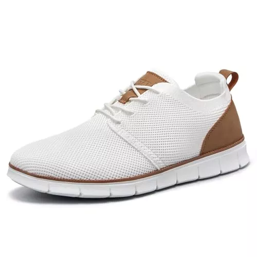 LEZTA Sneaker & Sportschuhe LEZTA Schuhe Herren Anzugschuhe Sneaker Oxfords Business Mesh Sportschuhe Tennisschuhe Walkingschuhe Atmungsaktiv Komfortabel