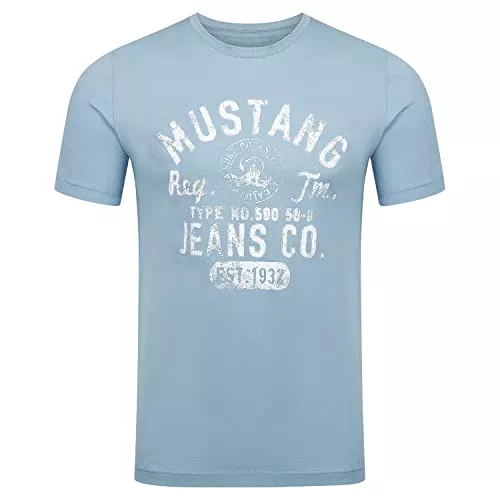 MUSTANG T-Shirts MUSTANG Herren Mustang Tshirt T-Shirt