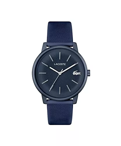 Lacoste Uhren Lacoste.12.12 Move Analog Quarzuhr für Herren mit Silikonarmbänder