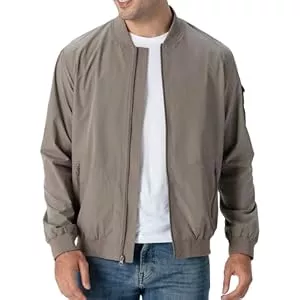 Rdruko  Rdruko Bomberjacke Herren Blouson jacke Übergangsjacke Leichte Fliegerjacke Herbst Male Freizeit Outdoor Jacken