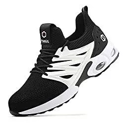SROTER Sneaker & Sportschuhe SROTER Sicherheitsschuhe Herren Damen Arbeitsschuhe Weiß mit Stahlkappe Leicht Atmungsaktiv