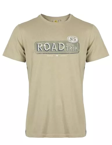 ROADSIGN australia T-Shirts ROADSIGN australia Herren T-Shirt mit Roadtrip-Motiv für Urbane Herbstlooks