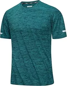 MAGCOMSEN T-Shirts MAGCOMSEN Herren Sportshirts Kurzarm Laufshirt Schnelltrocknend Sommer T-Shirts Meliert Leicht Trainingsshirts Atmungsaktiv Funktionsshirts für Fitness Wandern Yoga