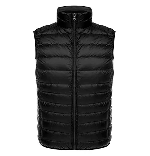 Pengniao Westen Daunenweste Herren Leicht Leichte Steppweste Herren Weste Daunen Ärmellose Dünne Light Winter Slim Fit Daunenjacken Ärmellos Ultraleichte Daunenmantel Steppjacken Übergröße Down Jacke Übergang Männer