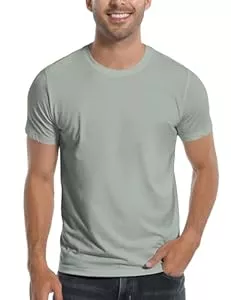 Pioneer Camp  Pioneer Camp Herren-T-Shirt aus Bambusviskose, ultraweich, einfarbig, kühlend, Rundhalsausschnitt, lässiges Basic-T-Shirt, Unterhemd
