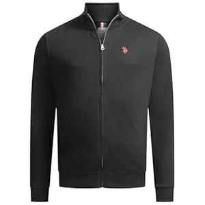 U.S. Polo Assn. Strickjacken U.S. POLO ASSN. Herren Sweatjacke (S-XXL) mit Stehkragen, Reißverschluss, Eingrifftaschen und Leichter Fütterung P020